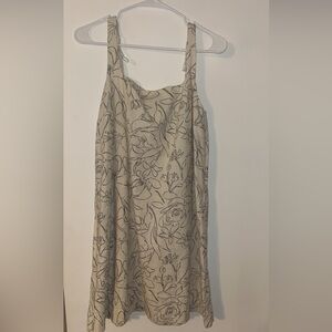 A New Day Black and White Floral Dress